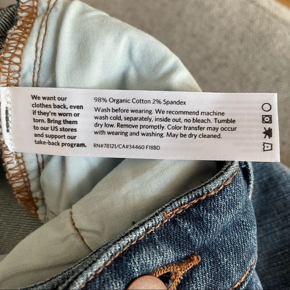 NWT  Eileen Fisher High Rise blue Jeans - 4 - Picture 12 of 14
